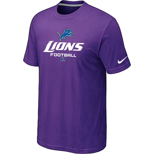 Nike Detroit Lions Critical Victory NFL T-Shirt - Purple